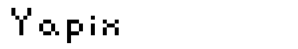 Yapix font