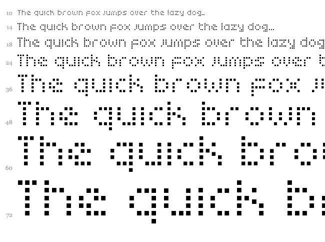Zado font waterfall