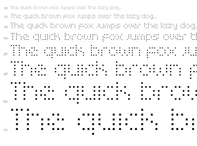 Zado font waterfall