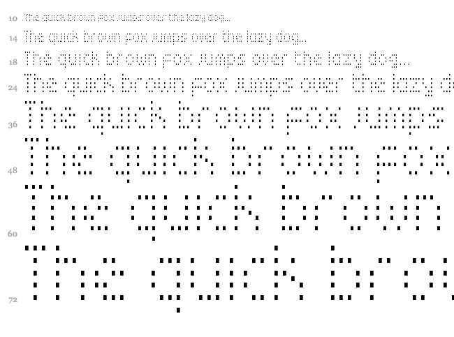 Zado font waterfall