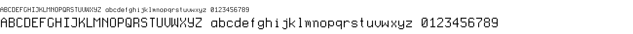 Zenon Fixed font