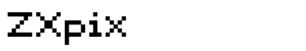 ZXpix font