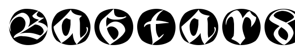 Bastarda K font