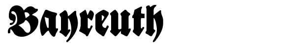 Bayreuth font