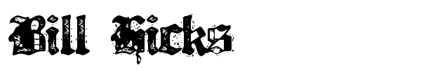 Bill Hicks font