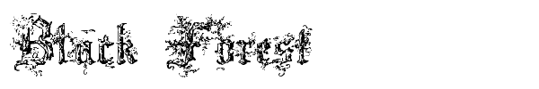 Black Forest font