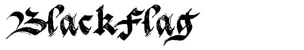 BlackFlag font