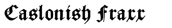 Caslonish Fraxx font