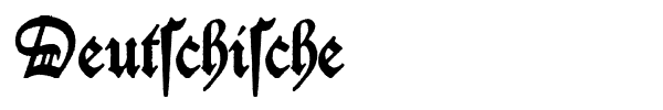 Deutschische font