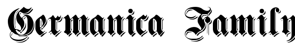 Germanica Family font