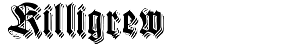 Killigrew font