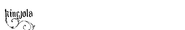 Kingjola font