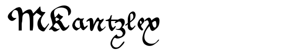 MKantzley font