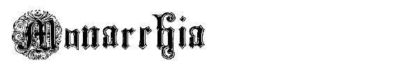 Monarchia font