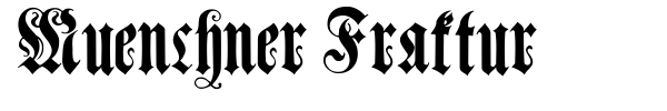 Muenchner Fraktur font