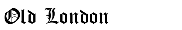 Old London font