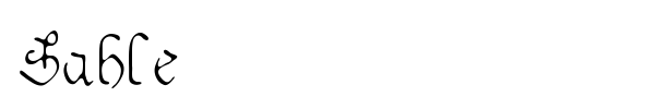 Sable font