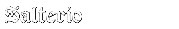 Salterio font