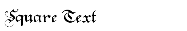 Square Text font