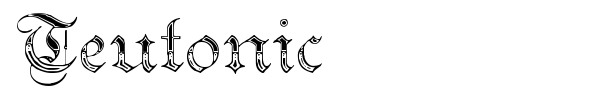 Teutonic font