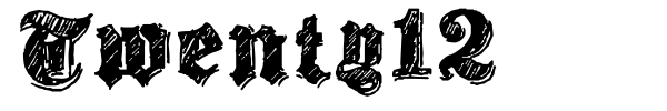 Twenty12 font