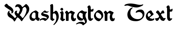 Washington Text font