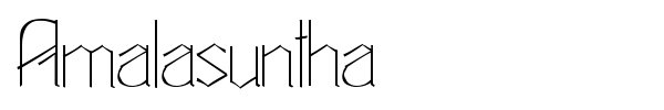 Amalasuntha font