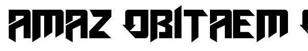 Amaz Obitaem Ostrov font
