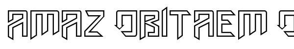 Amaz Obitaem Ostrov font preview