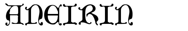 Aneirin font