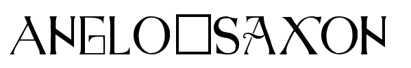 Anglo-Saxon font preview