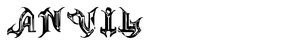 Anvil font