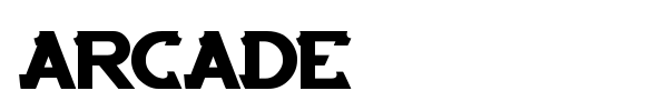 Arcade font