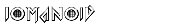Iomanoid font