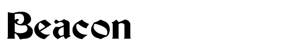 Beacon font