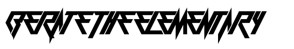 Berate The Elementary font