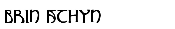 Brin Athyn font preview