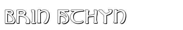 Brin Athyn font preview