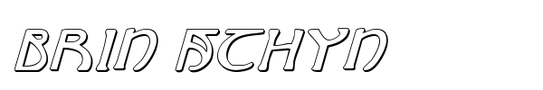 Brin Athyn font preview