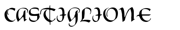 Castiglione font