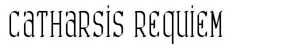 Catharsis Requiem font