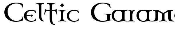 Celtic Garamond the 2nd font