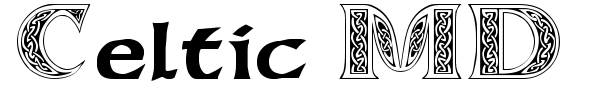Celtic MD font