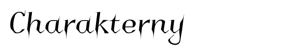 Charakterny font