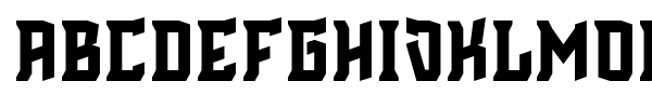 Cinematic English font