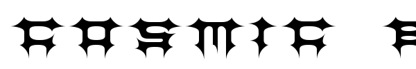 Cosmic Bats font