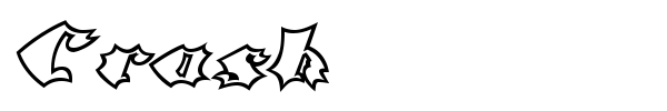 Crash font