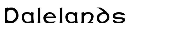 Dalelands font