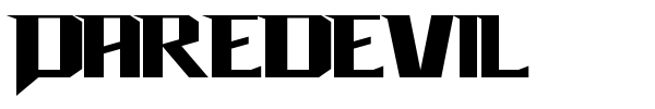 Daredevil font