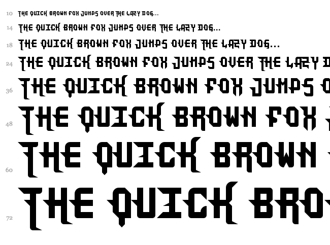DarkPix font waterfall
